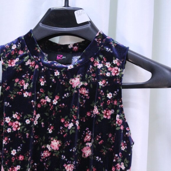 Iz Byer Kids Floral Dress - Black and Pink - Picture 2 of 10